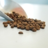 コーヒー豆をブレンド中